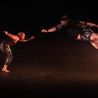 arterial performers  leap in the air 