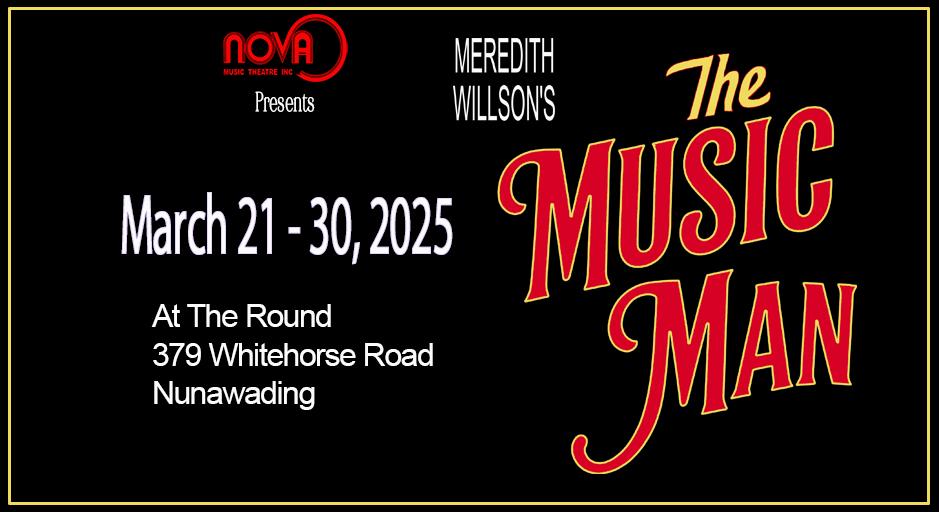 NOVA Music Theatre The Music Man logo