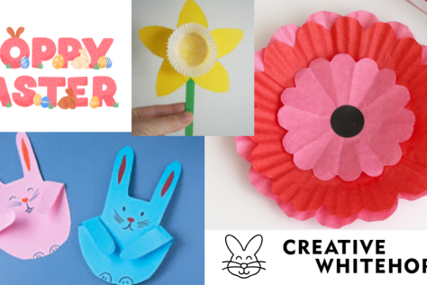 Various Easter themed crafts